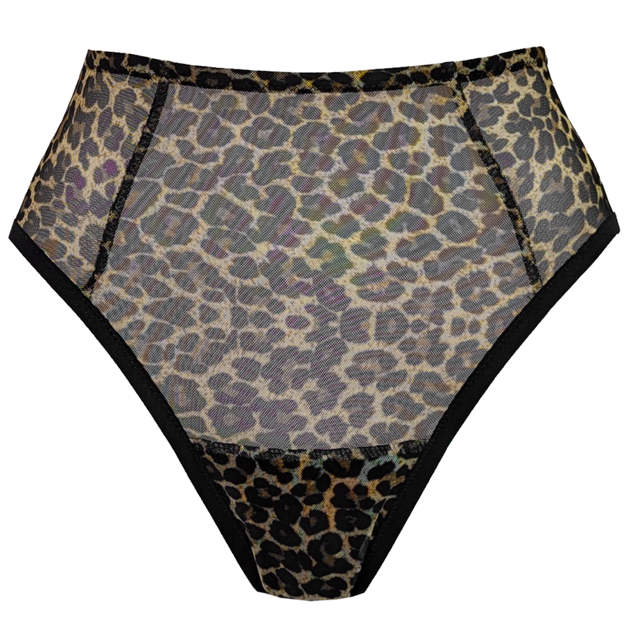 AZALEA OUVERT BRIEF - LEOPARD