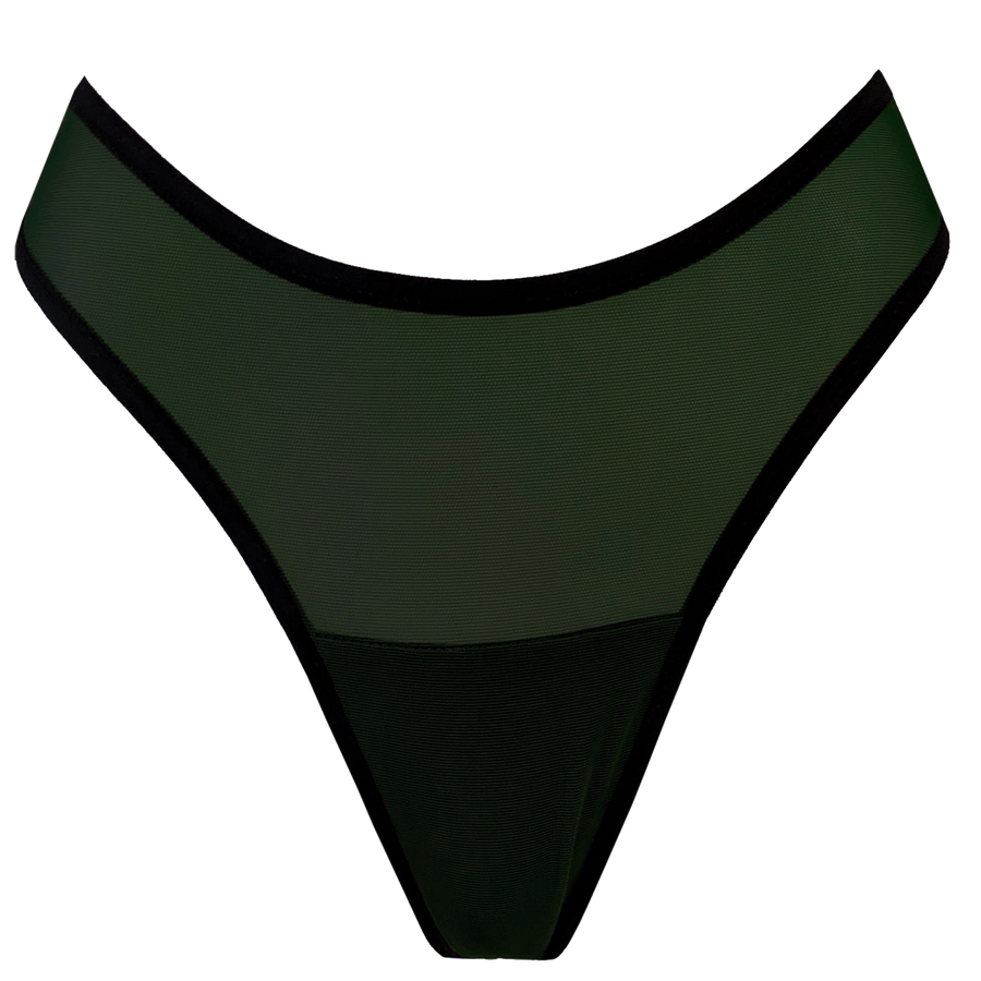 BASIC THONG - FOREST GREEN