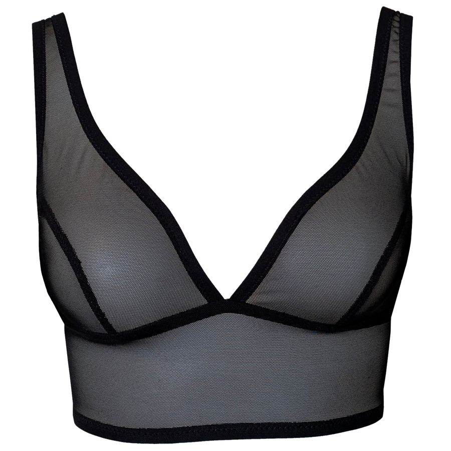 PLUNGE BRA - BLACK