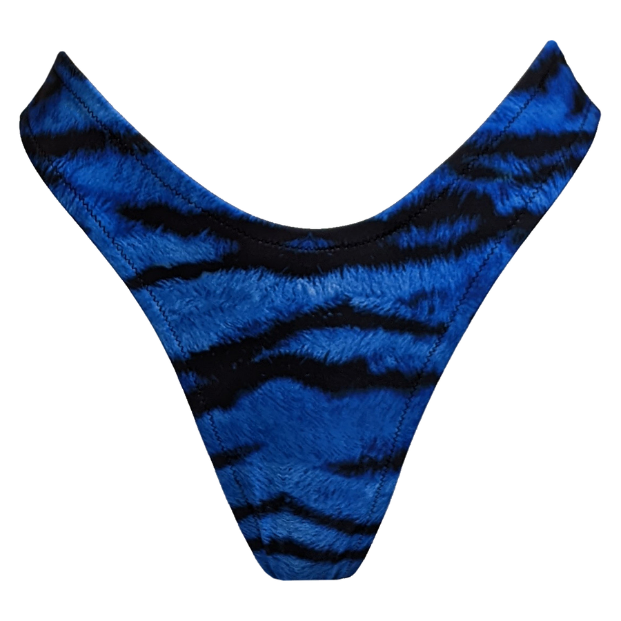 LEN SWIM THONG - BLUE TIGER