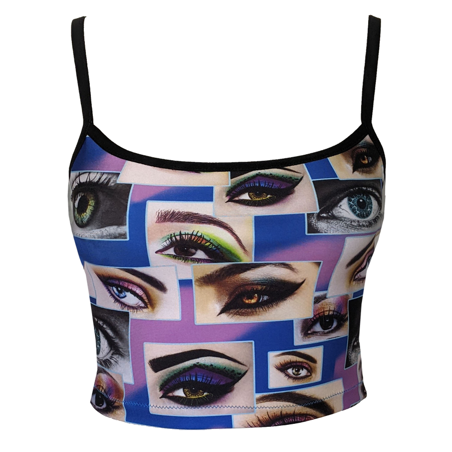 ROWAN SWIM CROP - EYES!