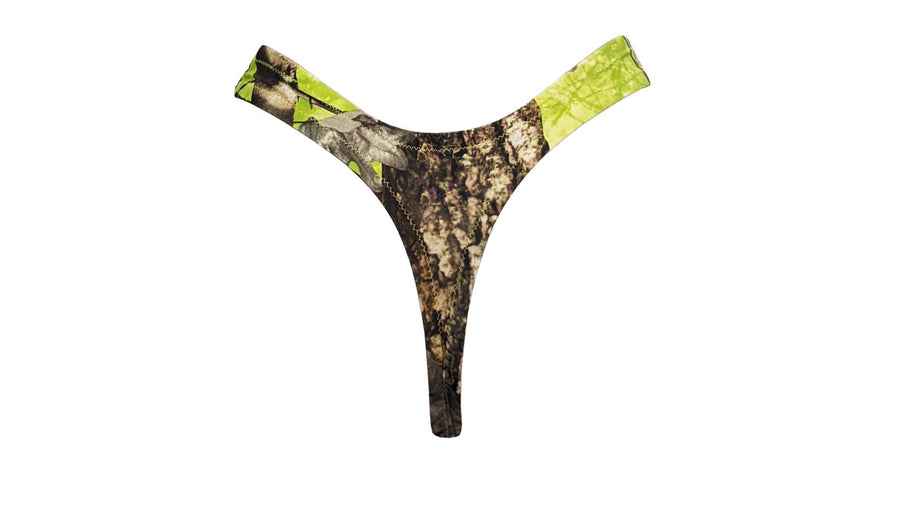 LEN SWIM THONG - REAL GREEN