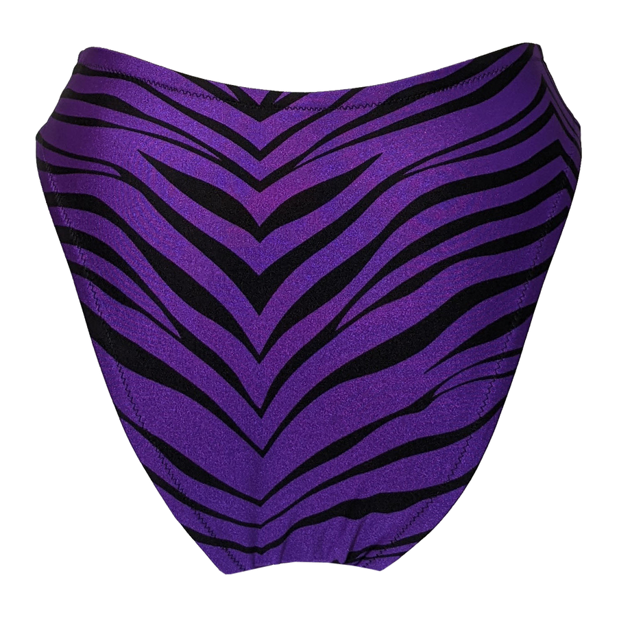 LARA SWIM BOTTOM - PURPLE TIGER