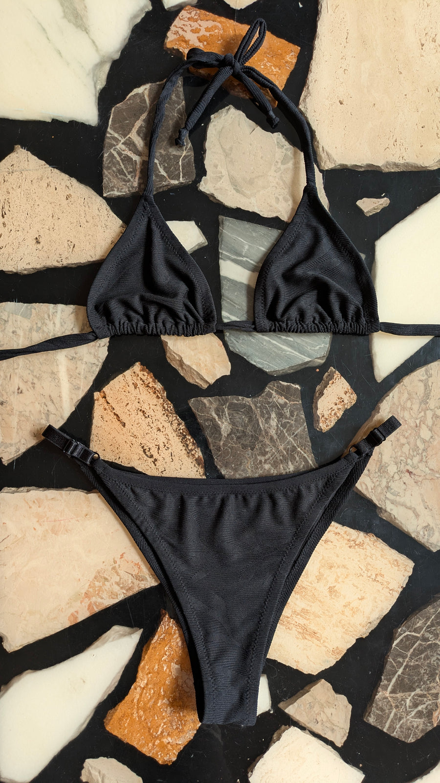 POLLY BIKINI TOP - MIDNIGHT