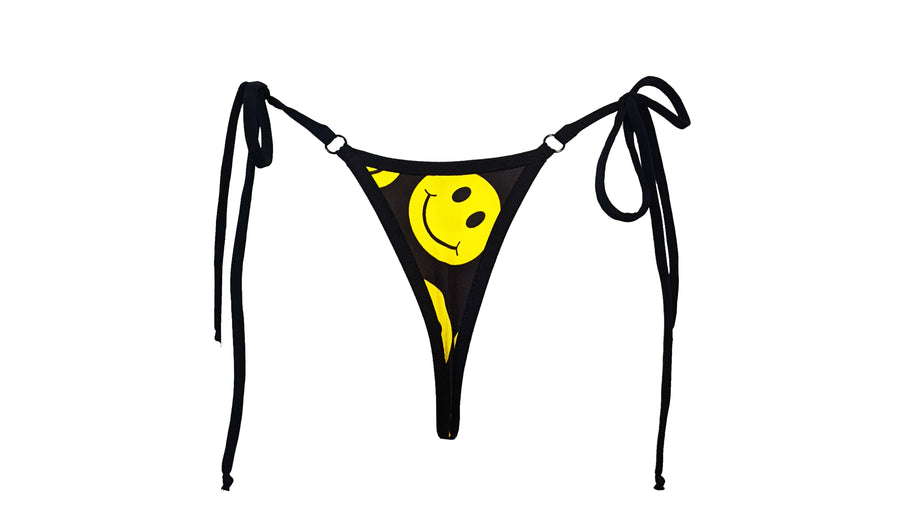 LULU SWIM THONG - HAPPY FACE